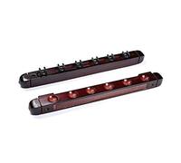 Uvency Wooden Pool Cue Rack,6 Holes Display Stand,Wall-Mounted Snooker Pool Accessories,for Family Club Billiard Room Player 1 / -A/a