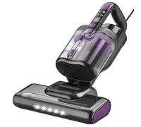 Uverbon Mattress Vacuum Cleaner with 16kPa Suction, 60°C Warm Air | For Mattresses & Sofas, Handheld Mite Vac, 36,000 RPM Beating, 25cm Wide Inlet, Dual Cyclone 0.5L, Washable Steel Filter
