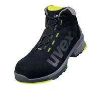 Uvex 1 Black Grey Yellow ESD Safe Composite Toe Capped Unisex Safety Boots UK 5 EU 38