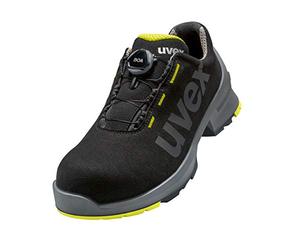 Uvex 1 BOA - S2 work shoes for men and women - lightweight and non-slip Black Size: 12.5 UK