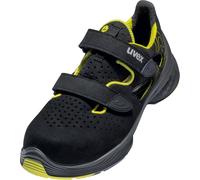 Uvex 1 G2 Sandalen S1 68428 Schwarz, Gelb (68428)