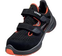 Uvex 1 G2 Sandalen S1 68488 Schwarz, Rot (68488)