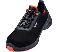 Uvex 1 G2 Work Shoes - Safety Shoes S2 SRC ESD - Black/Orange - Width 14 / Extra Wide, Black Orange, 9.5 UK