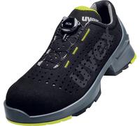 Uvex 1 BOA Work Shoes - S1 SRC ESD - Lime Black - Width 12 / Wide - Size, Lime black, 9 UK