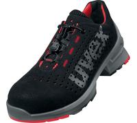 Uvex 1 Halbschuhe S1 85468 Schwarz, Rot (85468)