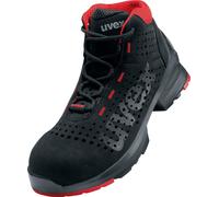 Uvex 1 Work Boots - Safety Shoes S1 - Width 12 - Size 6.5 Black Red