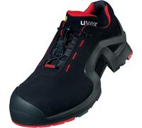 Uvex 1 Support Halbschuhe S3 85162 Schwarz, Rot (85162)