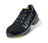 Uvex 1 Work Trainers S2 SRC - Safety Shoe for Women and Men - Non-Slip -Metal-Free Toe Cap - W10 - Narrow Width - Black