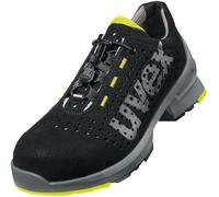 Uvex 1 Work Trainers - Safety Shoes S1P - Width 10 - Size 7.5 Black Lime