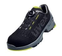 Uvex 1 x BOA S1 SRC ESD Work Shoe Lime Black Width 10 Narrow, Lime and Black, 8 UK