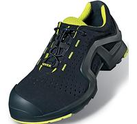 Uvex 1 x-tended Support S1 P SRC - Safety Shoes - Black/Lime - Size 9