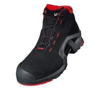 Uvex 1 X-Tended Support Work Boots - Safety Boots S3 SRC ESD - Red-Black - Size 10