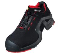 Uvex 1 X-Tended Support Work Shoes - S3 Safety Shoes for Men and Women - Red/Black