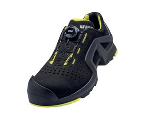 Uvex 1 x tended support work shoes - safety shoes S3 SRC ESD - BOA closure - red/black