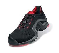 Uvex 1 X Work Trainers - Safety Shoes S1P - Width 12 - Size 5 Black Red