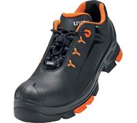 Uvex 2 Halbschuhe S3 65022 Schwarz, Orange (65022)