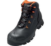 Uvex 2 Stiefel S3 65232 Schwarz, Orange (65232)