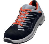 Uvex 2 Trend Halbschuhe S2 69098 Schwarz, Grau, Rot (69098)