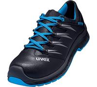 Uvex 2 Trend Shoe, Safety Shoes S3 SRC, Work Shoes for Men, Black/Blue