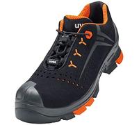 uvex 2, Women's 2 6501239 ESD Safety Shoes S1P Size: 39 Black/Orange 1 Pair