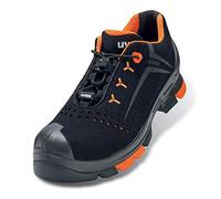 Uvex 2 Work Trainers - Safety Shoes S1P - Width 14 - Size 8 Black
