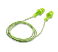 Ear Plug Uvex Whisper SNR27dB 2111.212 Corded Lime Green Reusable Pack of 5.