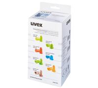 Uvex 2112-023 SNR 33 COM4-Fit Dispenser Re-Fill Ear Plug, Rose, Pack of 20