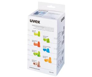 Uvex 2112-023 SNR 33 COM4-Fit Dispenser Re-Fill Ear Plug, Rose, Pack of 20