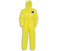 Uvex 3B Chem Classic Chemical-Protective Suit - Yellow Disposable Coverall - Against Liquid Chemicals XXXL