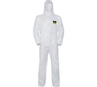 Uvex 5/6 Classic Disposable Tracksuit, White, Size XXXL