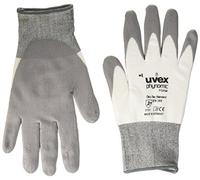 Uvex 60050 8 Phynomic Foam Safety Glove, Size: 8, White, Grey