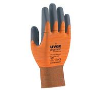 Uvex 60054-10 PHYNOMIC Schaumstoff Handschuhe grau/orange (10 Stück)
