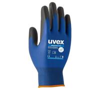 Uvex 60060 9 Phynomic Wet Safety Glove, Size: 9, Blue, Anthracite
