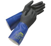 uvex rubiflex S XG35B glove size 10: chemical-resistant grip