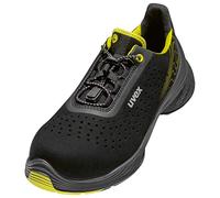 Uvex 68438 Safety Shoes Perforated - S1 SRC - Yellow/Black, Yellow / Black, 8 UK