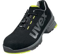 Uvex 8544841 Low Shoe, S2, PU Sole W11, Size 41, Black/Yellow