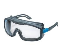uvex 9143266 i-guard safety glasses grey/blue ergonomic UV400 fog-free