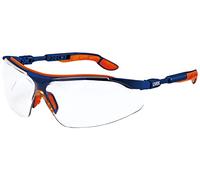 Uvex 9160-265 I-VO Supravision HC-AF Safety Spectacle, Clear/Blue/Orange