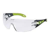 Uvex Pheos Safety Glasses Black Clear