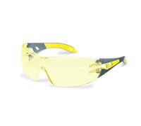 Uvex 9192-385 Pheos Amber Supravision HC-AF Safety Spectacles