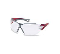 uvex 9198258 pheos cx2 safety glasses UV protection Red/Grey