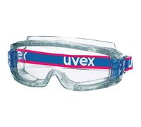 Uvex ultravision Safety Goggles - Anti-Fog Full Vision Over-Glasses with Clear CA Lens, Flexible Full-Seal Fit, Comfortable Ventilation, UV380 Protection and High Impact Resistance for Work & DIY