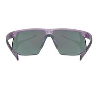 Uvex aerios S - slim, ultra-lightweight sports sunglasses for adults with anti-fog coating and soft temples - purple matte/mirror purple - one size