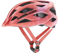uvex air wing 2 cc - lightweight bike helmet for children - individual size adjustment - optimized ventilation - coral-strawberry matt - 50-54 cm