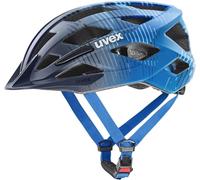 uvex air wing 2 cc - lightweight bike helmet for children - individual size adjustment - optimized ventilation - dusk-bubble blue matt - 50-54 cm