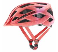 uvex air wing 2 cc - lightweight bike helmet for children - individual size adjustment - optimized ventilation - coral-strawberry matt - 52-57 cm