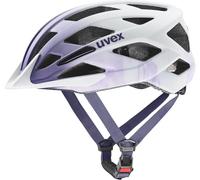 uvex air wing 2 cc - lightweight bike helmet for children - individual size adjustment - optimized ventilation - lilac-white matt - 52-57 cm