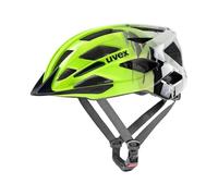 uvex air wing 2 - lightweight bike helmet for children - individual size adjustment - optimized ventilation - neon yellow-black - 50-54 cm