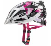 uvex air wing - lightweight all-round helmet for women and men - individually adjustable fit - expandable with LED light - white-pink - 56-60 cm