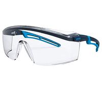 uvex 9164065 Astrospec 2.0 Safety Glasses BlaC.K/Blue Panoramic Pr...